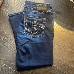 Silver Suki capri jean
